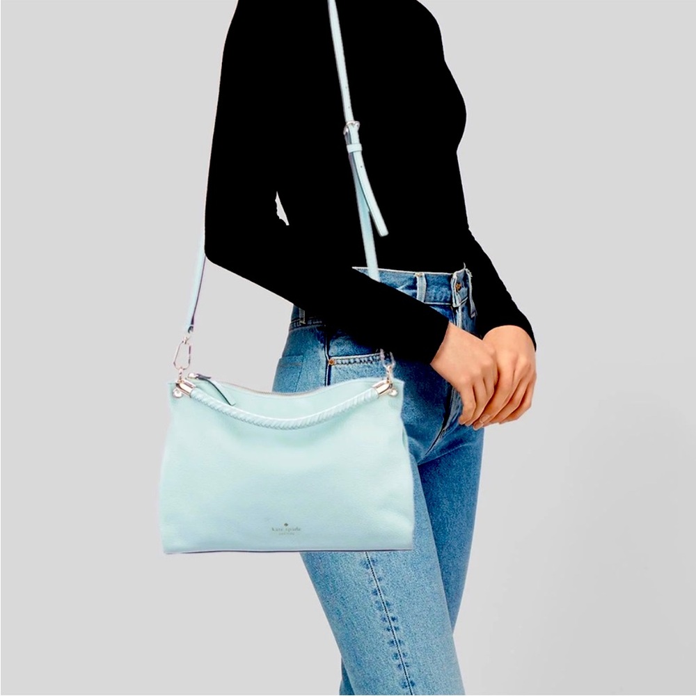 Kate Spade Elliot Place Carmina Mint Leather 2-Way Bag